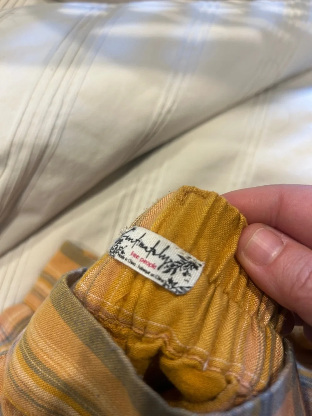 Free People Intimately Good or Plaid Sleep Pants size small